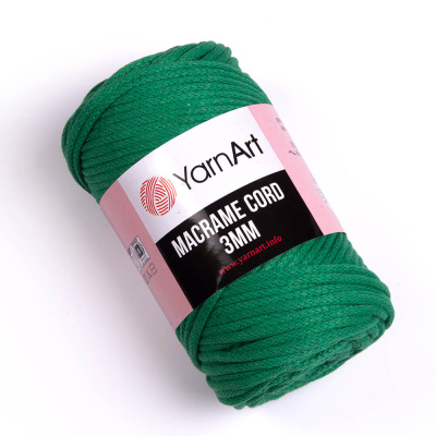 Macrame Cord 3mm 759 зеленый Macrame Cord 3mm 759 зеленый