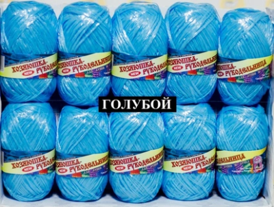 Пряжа Рукодельница голубой