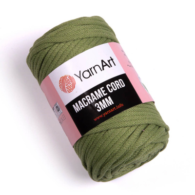 Macrame Cord 3mm 787 хаки Macrame Cord 3mm 787 хаки