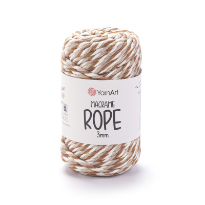 Macrame Rope 3mm 821 бежевый меланж