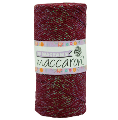 PP Macrame Lurex 06 бордо PP Macrame Lurex 06 бордо