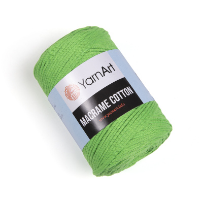 Macrame Cotton 802 зеленый неон Macrame Cotton 802 зеленый неон