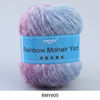 Rainbow Mohair Yarn 09
