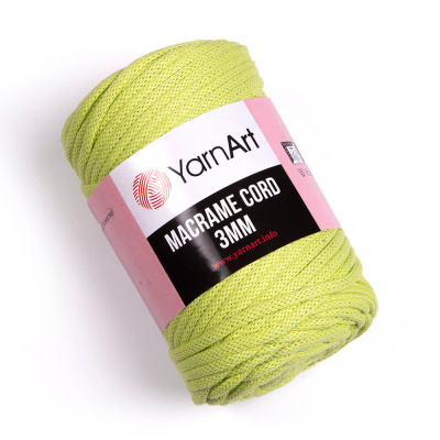 Macrame Cord 3mm 755 светлая фисташка Macrame Cord 3mm 755 светлая фисташка