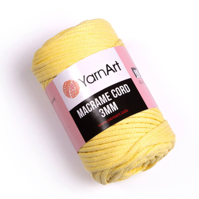 Macrame Cord 3mm 754 желтый Macrame Cord 3mm 754 желтый