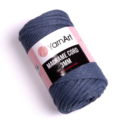 Macrame Cord 3mm 761 темный джинс Macrame Cord 3mm 761 темный джинс