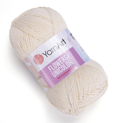 Flowers Unicolor 731 молочный