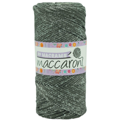 PP Macrame Lurex 11 темно-серый PP Macrame Lurex 11 темно-серый