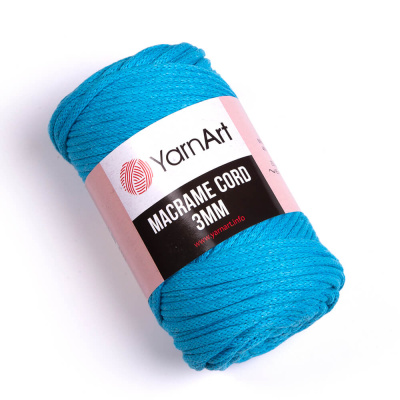 Macrame Cord 3mm 763 бирюза Macrame Cord 3mm 763 бирюза