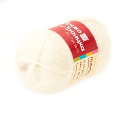 Пушинка 01 белый