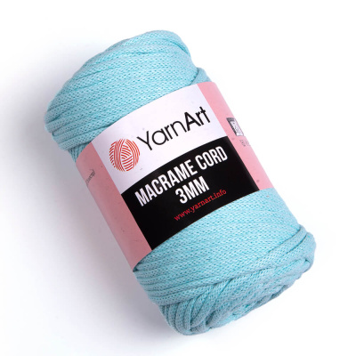 Macrame Cord 3mm 775 светлая мята Macrame Cord 3mm 775 светлая мята