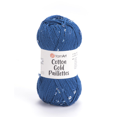 Cotton Gold Paillettes 7111 василек