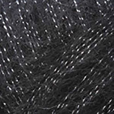 Kid Mohair Monaco черный с серебристым люрексом Kid Mohair Monaco черный с серебристым люрексом