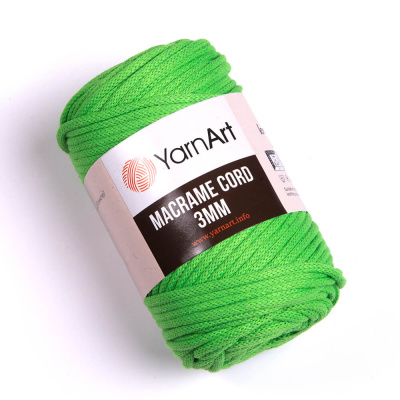 Macrame Cord 3mm 802 зеленый неон Macrame Cord 3mm 802 зеленый неон