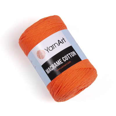 Macrame Cotton 800 оранжевый неон Macrame Cotton 800 оранжевый неон