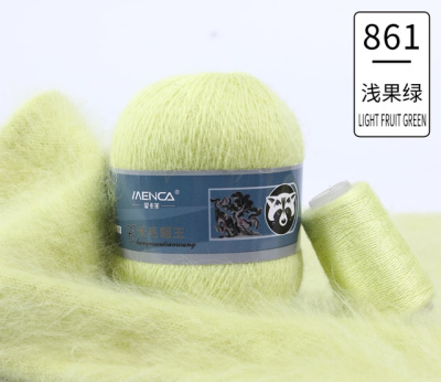 Пух Норки 861 бледный лайм