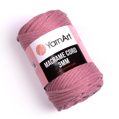 Macrame Cord 3mm 792 сухая роза Macrame Cord 3mm 792 сухая роза