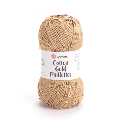 Cotton Gold Paillettes 7105 бежевый