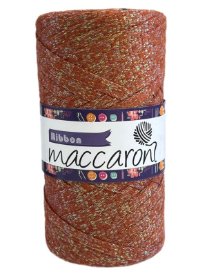 Ribbon Lurex Maccaroni 08 терракот Ribbon Lurex Maccaroni 08 терракот