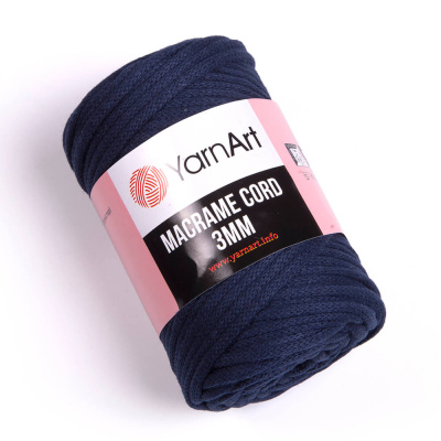 Macrame Cord 3mm 784 темно-синий Macrame Cord 3mm 784 темно-синий