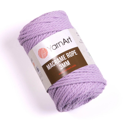 Macrame Rope 3mm 765 светлая сирень Macrame Rope 3mm 765 светлая сирень