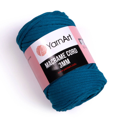 Macrame Cord 3mm 789 морская волна Macrame Cord 3mm 789 морская волна