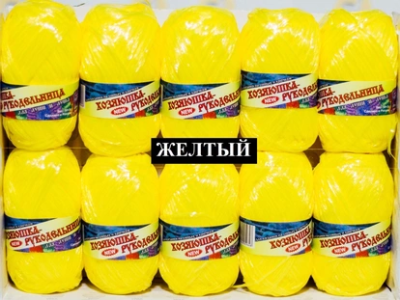 Пряжа Рукодельница желтый