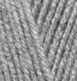 Burcum Klasik 21 серый меланж