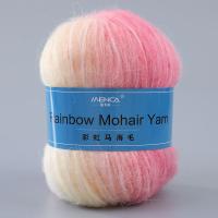 Rainbow Mohair Yarn