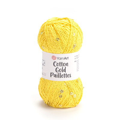 Cotton Gold Paillettes 7106 желтый