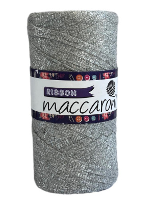 Ribbon Lurex Maccaroni 01 серебро Ribbon Lurex Maccaroni 01 серебро