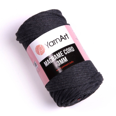 Macrame Cord 3mm 758 темный асфальт Macrame Cord 3mm 758 темный асфальт