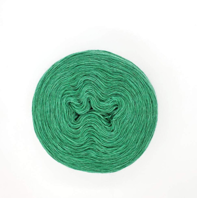 Таблетка цветная шерсть зеленый