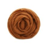 Полутонкая шерсть для валяния 30 светлый терракот