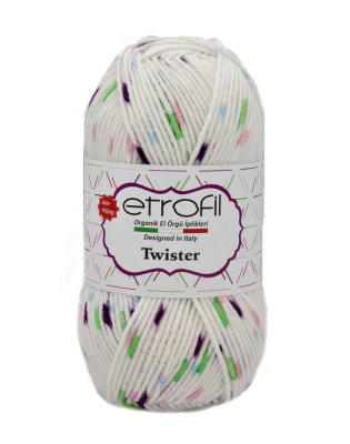Twister 219 белый с зеленым и фиолетовым Twister 219 белый с зеленым и фиолетовым