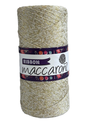 Ribbon Lurex Maccaroni 03 молочный Ribbon Lurex Maccaroni 03 молочный