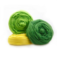 Полутонкая шерсть для валяния